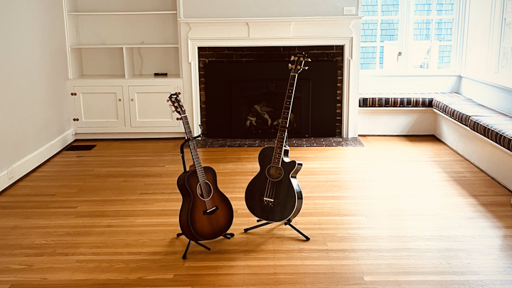 Guitars in the new house